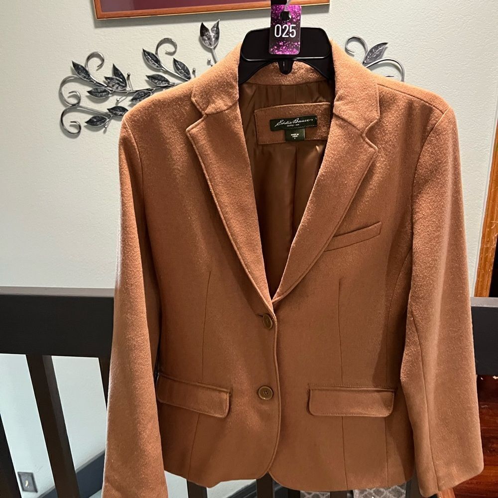 EUC Eddie Bauer Rust Blazer Small # MC025